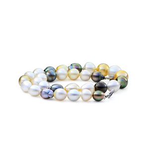 MULTICOLOUR SALTWATER PEARL NECKLACE, MONTREAL JEWELLERY DESIGNER www.elysee.ca MULTICOLOUR SALTWATER PEARL NECKLACE, MONTREAL JEWELLERY DESIGNER www.elysee.ca