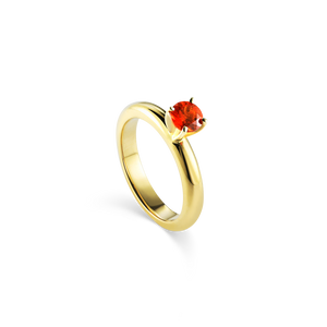 14K Yellow Gold and Mandarine Garnet Ring at your Montreal jewellery designer www.elysee.ca 14K Yellow Gold and Mandarine Garnet Ring at your Montreal jewellery designer www.elysee.ca
