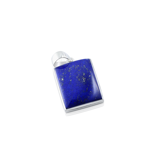 Silver and lapis lazuli pendant, Afghan Lapis Lazuli, blue pendant, silver pendant, royal blue lapis lazuli, top quality lapis lazuli, montreal gemstone dealer