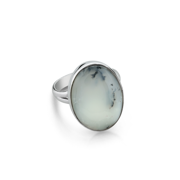 Sterling Silver ring with agate from your montreal jewellery designer, www.elysee.com