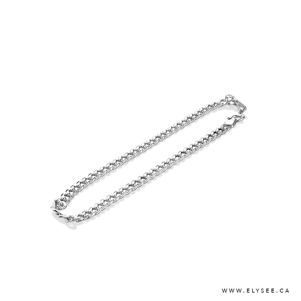 STERLING SILVER LINK BRACELET .ELYSEE.CA, Silver chain flat links bracelet montreal