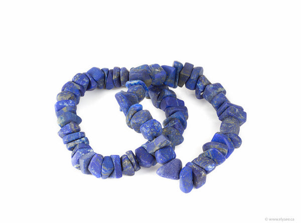 Lapis Lazuli Bracelet with rough afghan Lapis from Montreal jewellery designer www.elysee.ca