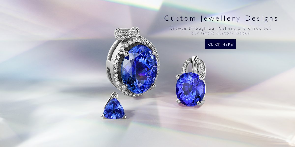 Trio of Tanzanite Pendants